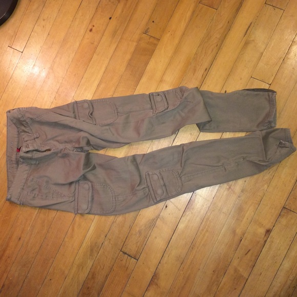 Guess Khaki Green Cargo Pants