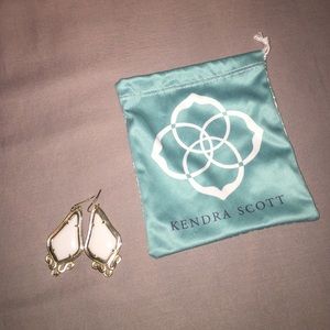 White Kiera Kendra Scott Earrings