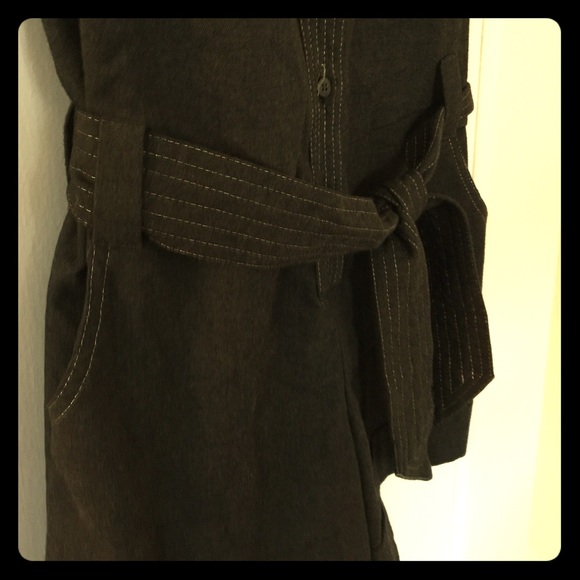 Maje dark green romper