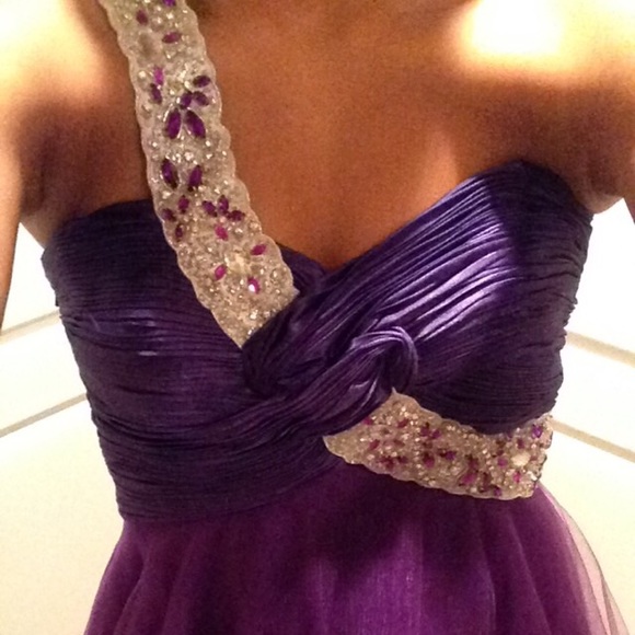 Short Purple Dress