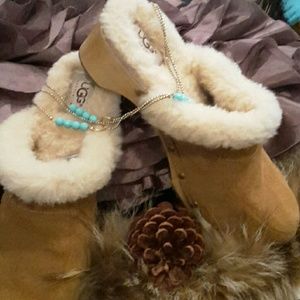 Ugg Australia KATIE women's sheepskin suede clogs