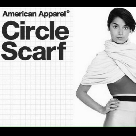 **SOLD**American Apparel Circle Scarf