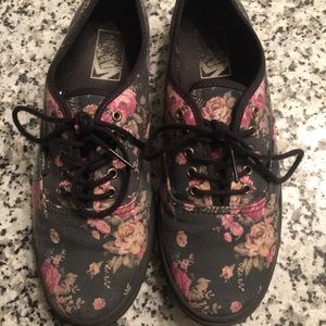 🌺Floral vans🌸