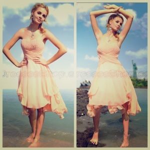 Blush High Lo Dress