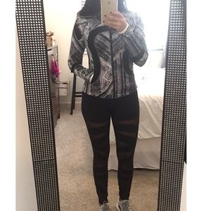 Reversible workout jacket