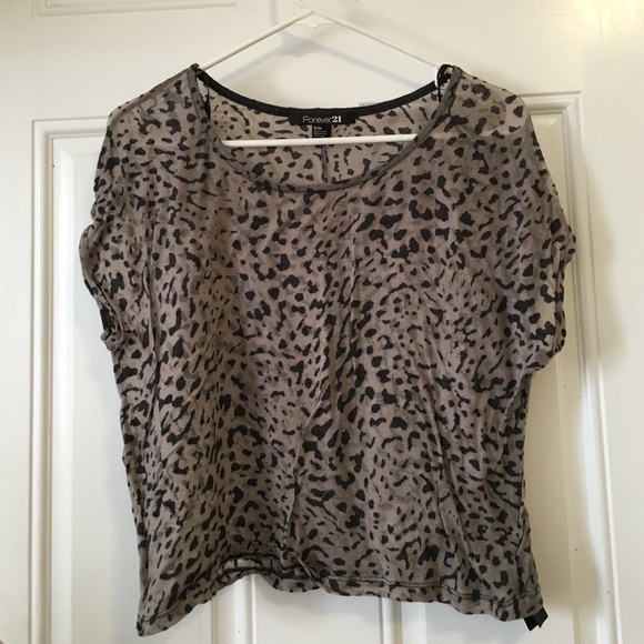 Leopard print Top