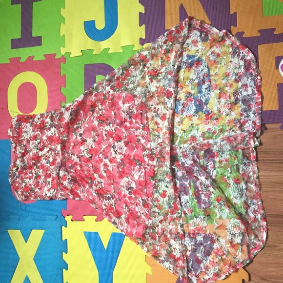 Sheer floral dress