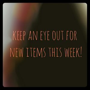 New items being added