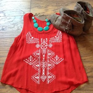 Super cute top with back detail