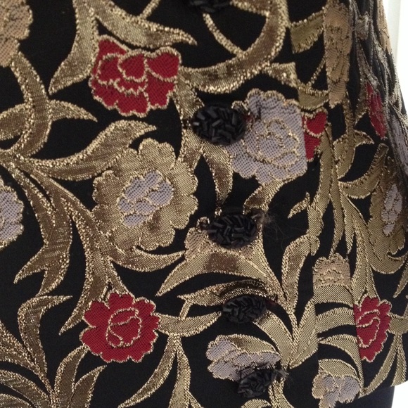 Vintage Embroidered Metallic Blazer - Picture 3 of 3