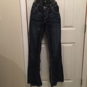 Dark Denim Distressed Jeans