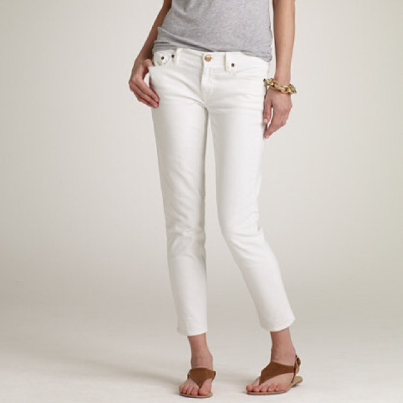 Jcrew White Crop Jeans