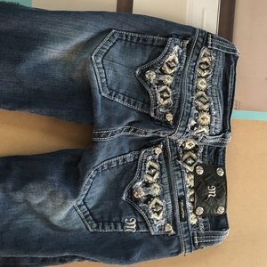Size 25 miss me jeans!! Like new