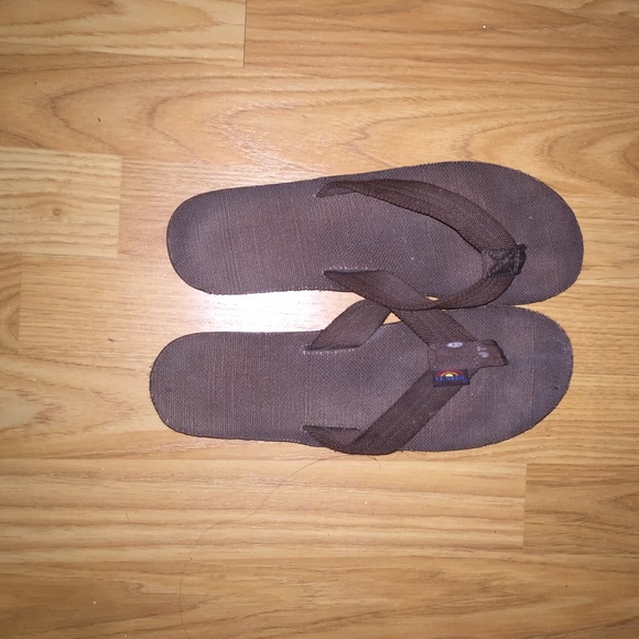 Rainbow Shoes - Women's 9.5 Rainbow Sandals Brown