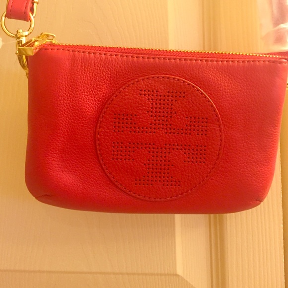 Tory Burch Kipp Crossbody Red