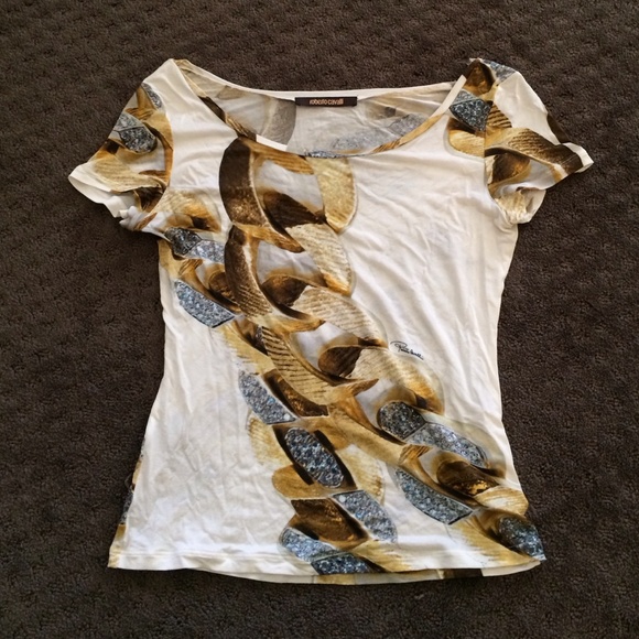 Roberto cavalli short sleeve shirt