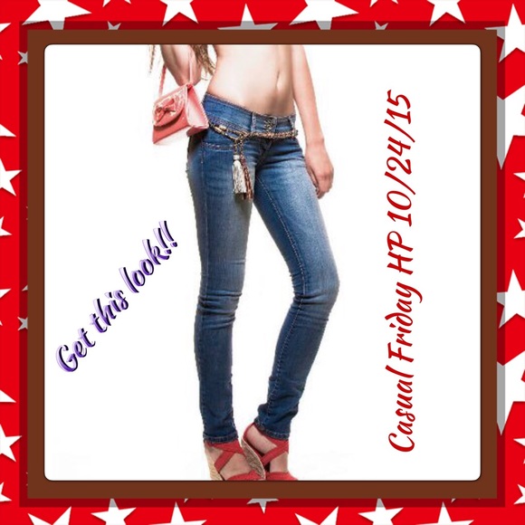 Distressed gently used Red Zed Gold Premium jeans