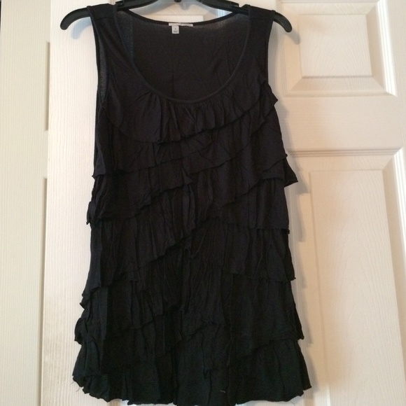 Halogen size medium black sleeveless top.