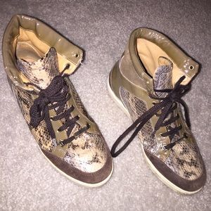 Jimmy Choo Python sneakers