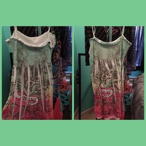 Worn but cute beach cover!