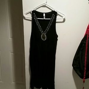 Black beaded dress ($10)