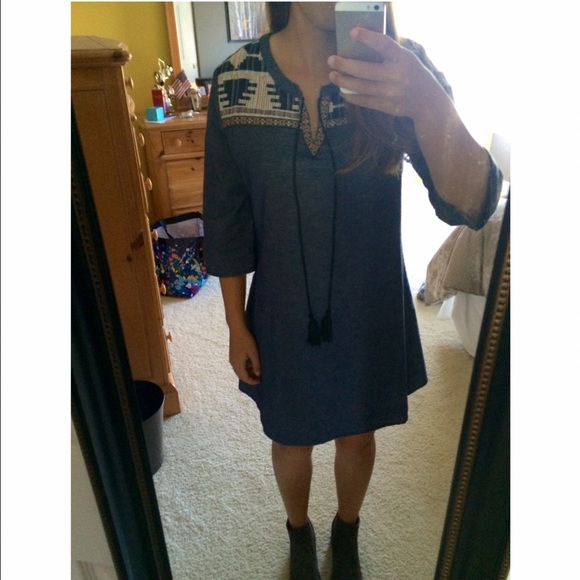Denim dress