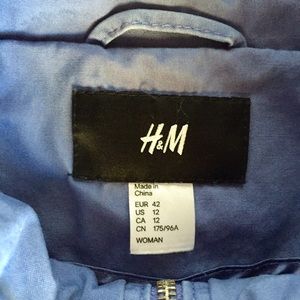 H&M Jackets & Coats - Dark Periwinkle H&M Utility Coat Size 12 H&M Jackets & Coats - Dark Periwinkle H&M Utility Coat Size 12