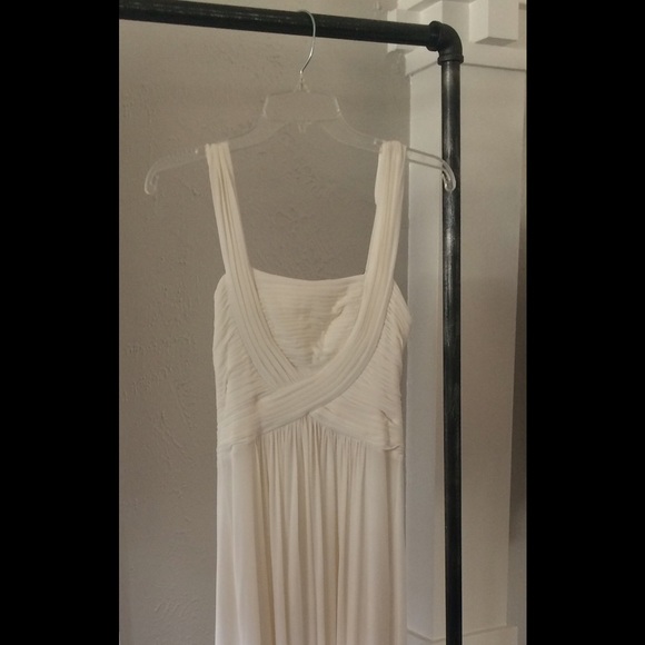 BCBG Maxazria Off White Gown