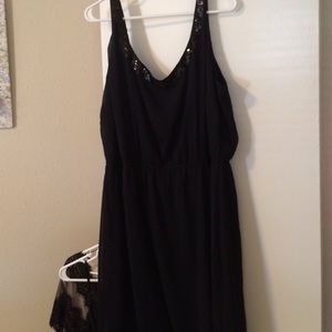Black sequin dress from Old Navy
