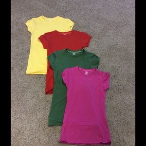 Vanity plain short sleeve shirts