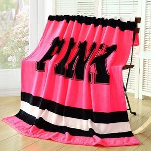 Victoria's Secret Love Pink Blanket