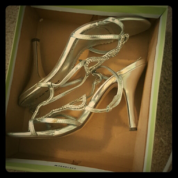 Silver heels