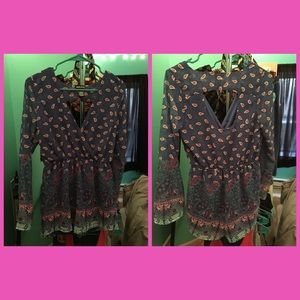 Cute long sleeved romper!