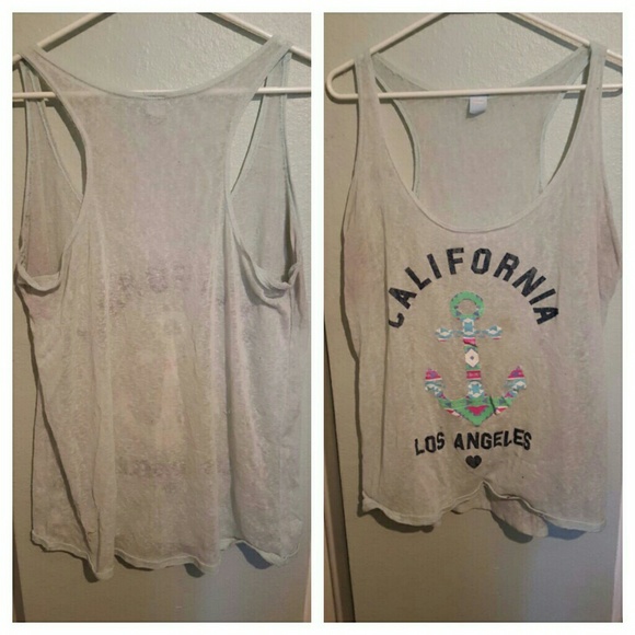 baby blue California tank top!