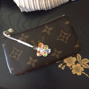 Double wing angel Swarovski keychain/charm