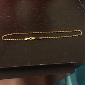 10K Gold Anklet