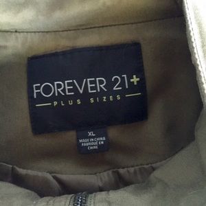 Forever 21 Jackets & Coats - Forever 21+ Utility Coat Size XL Forever 21 Jackets & Coats - Forever 21+ Utility Coat Size XL