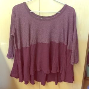 Free People Drapey Purple Thermal