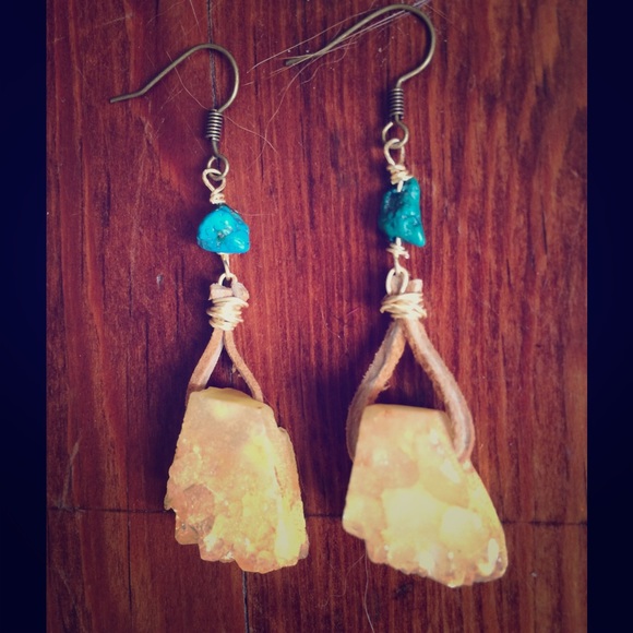 Druzy handcrafted earrings