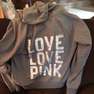 VS Pink zip up