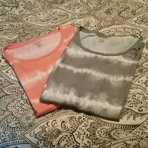Two Sonoma tye dye tshirts short sleeve XL