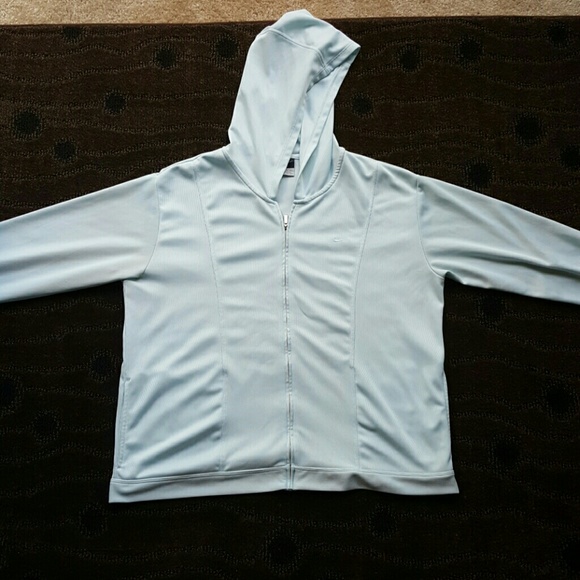 Blue Nike Dri-Fit Zip Up Hoodie