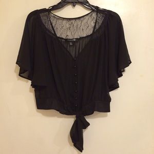 Chiffon Tie- Up Blouse