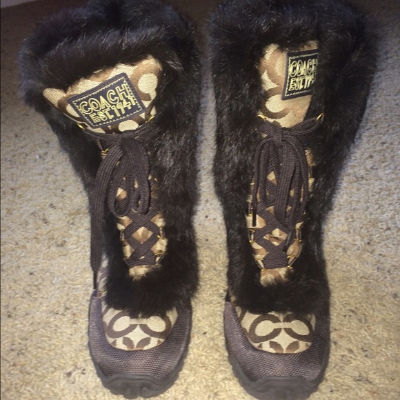 Coach winter boot