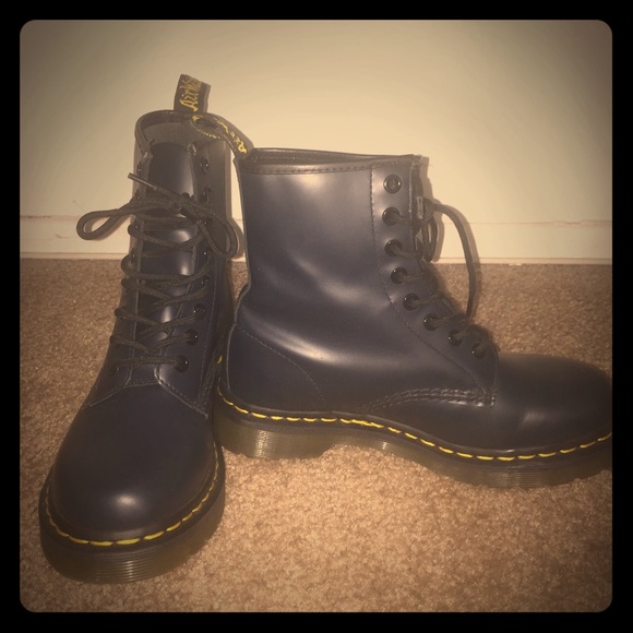 Navy blue Doc Martens