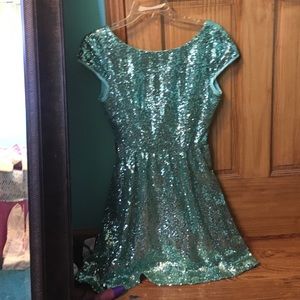 Green Sparkly Dress