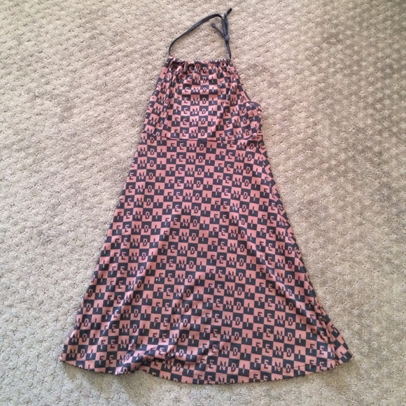 FENDI halter top dress