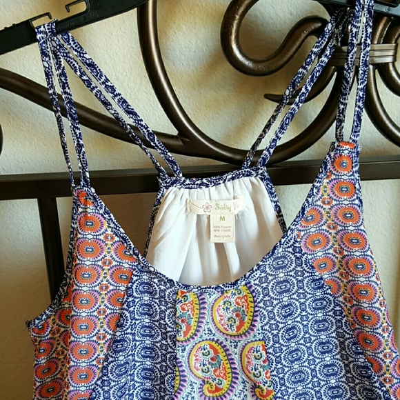 Fun multiple patterned top - Picture 3 of 3