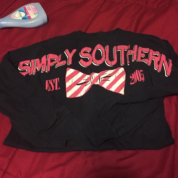 Dark blue simply southern shirt