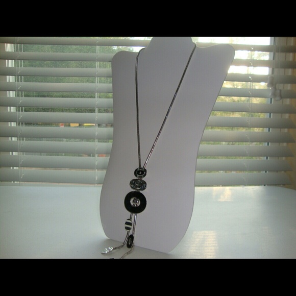 Black and Silver Necklace